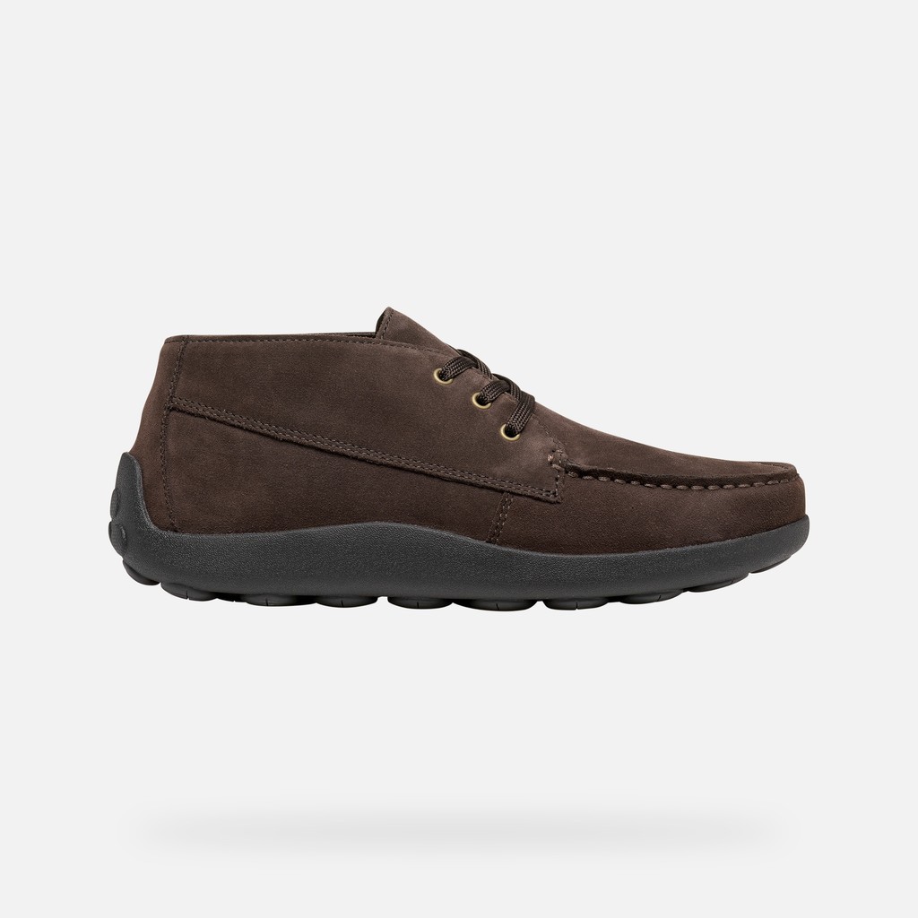 Lace-up shoes SPHERICA EC14 MAN Chocolate - image number 1 | GEOX