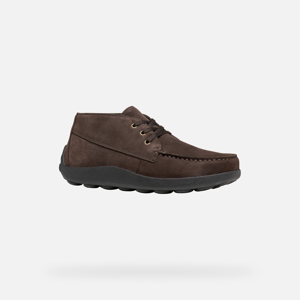 Lace-up shoes SPHERICA EC14 MAN Chocolate - image number 2 | GEOX