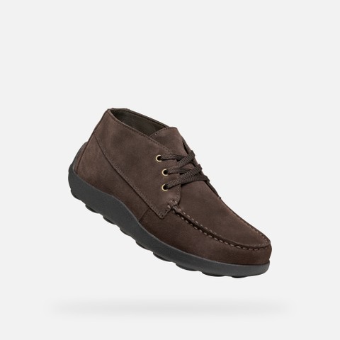 Lace-up shoes SPHERICA EC14 MAN Chocolate - image number 4 | GEOX
