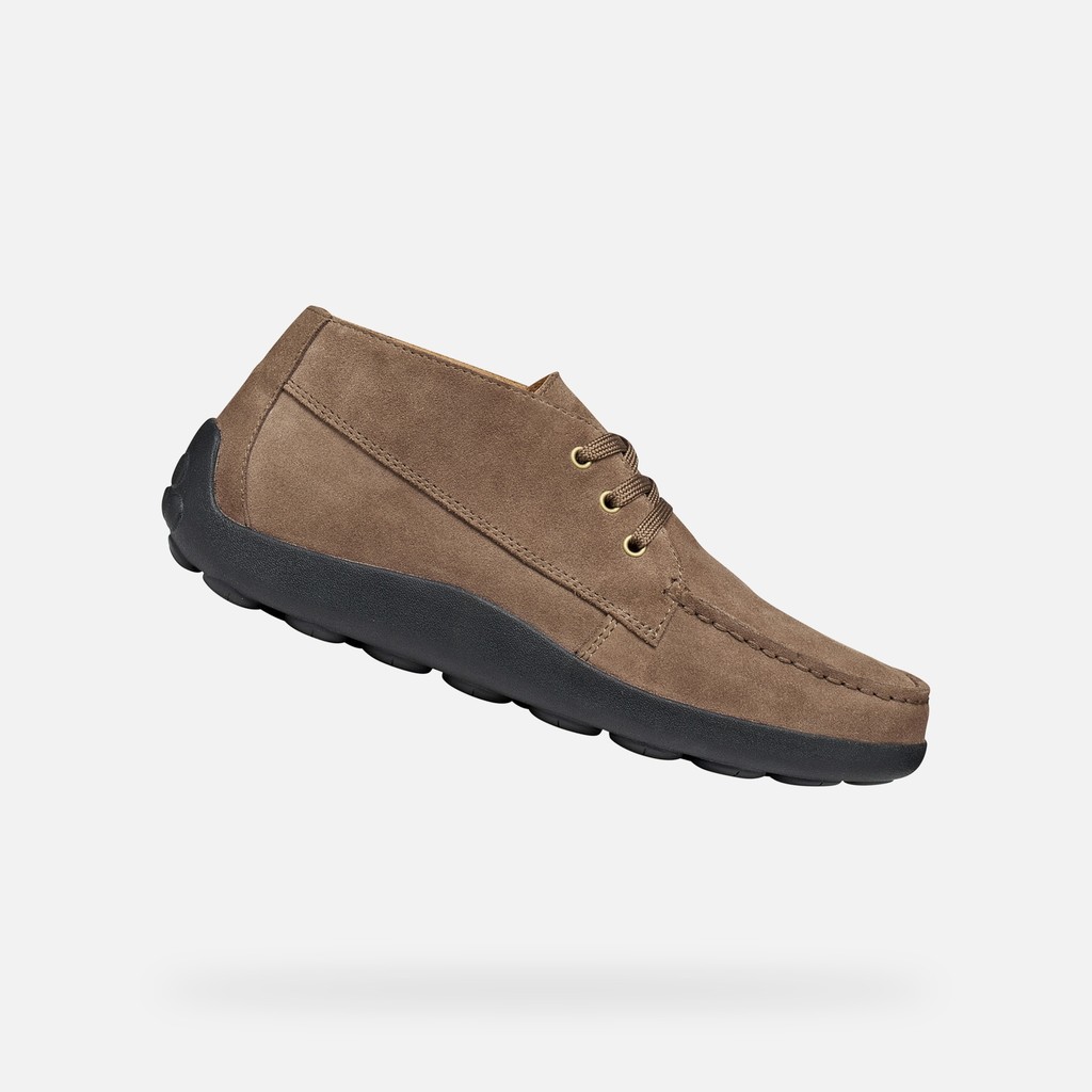 Lace-up shoes SPHERICA EC14 MAN Taupe - image number 0 | GEOX