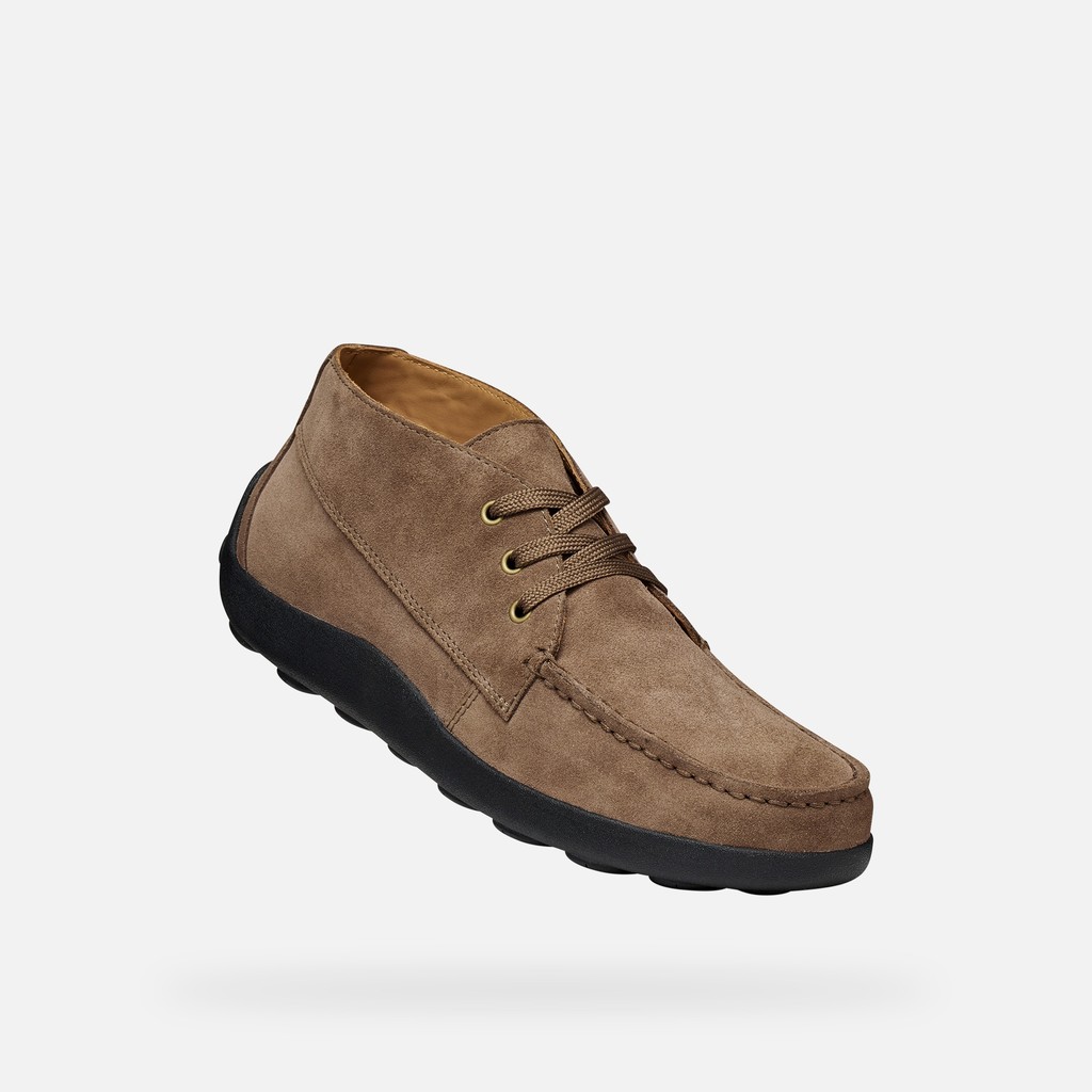 Lace-up shoes SPHERICA EC14 MAN Taupe - image number 4 | GEOX