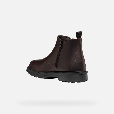 Bottines Chelsea imperm&eacute;ables LAGORAI + GRIP ABX HOMME Marron fonc&eacute; - image number 4 | GEOX