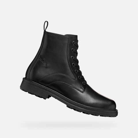 Bottines imperm&eacute;ables LAGORAI + GRIP ABX HOMME Noir | GEOX
