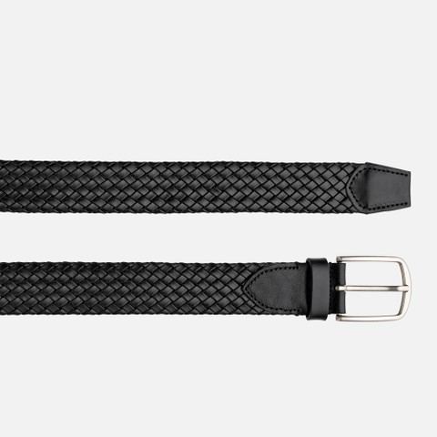 Cintura in pelle BELT UOMO Nero - image number 1 | GEOX