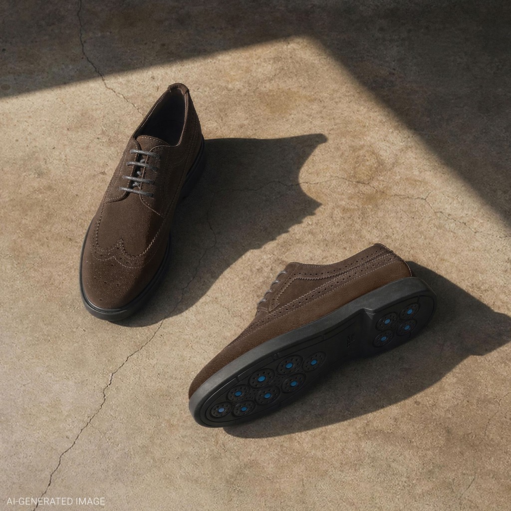 Lace-up shoes SPHERICA EC17 MAN Dark Brown - image number 1 | GEOX