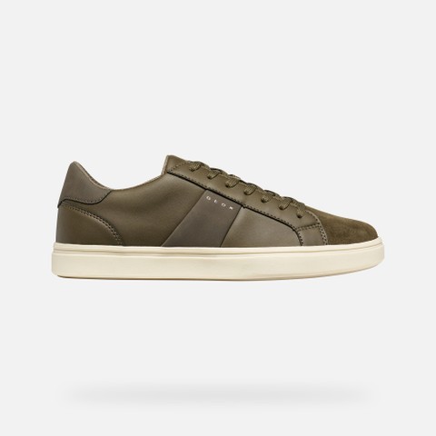 Sneakers con lacci BALTMOORE UOMO Verde militare - image number 1 | GEOX