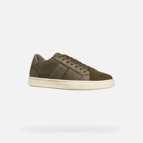 Sneakers con lacci BALTMOORE UOMO Verde militare - image number 2 | GEOX