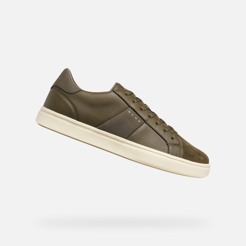 Sneakers con lacci BALTMOORE UOMO Verde militare | GEOX