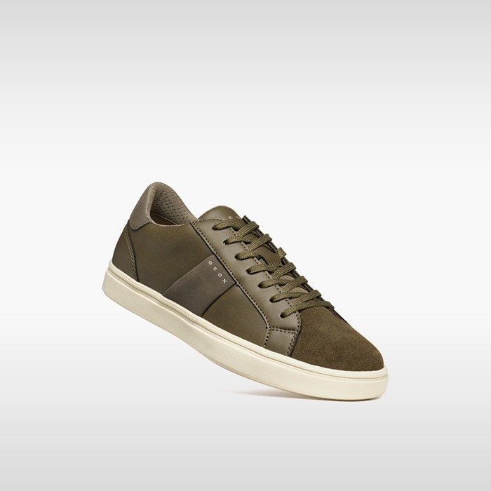 Sneakers con lacci BALTMOORE UOMO Verde militare | GEOX
