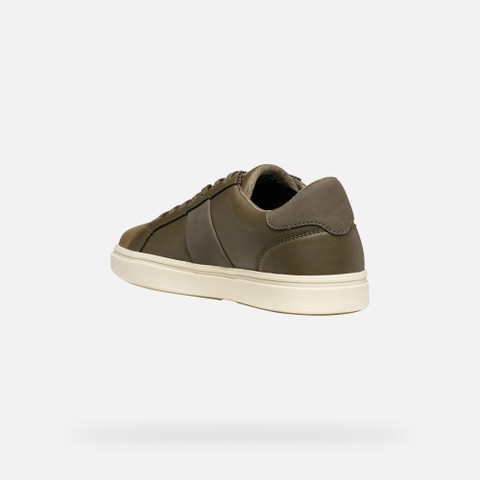 Sneakers con lacci BALTMOORE UOMO Verde militare - image number 3 | GEOX