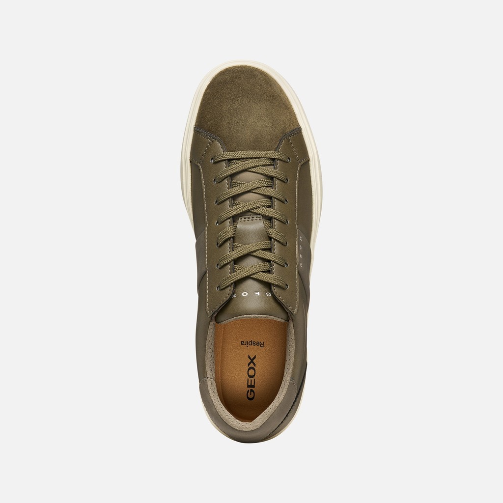 Sneakers con lacci BALTMOORE UOMO Verde militare - image number 5 | GEOX