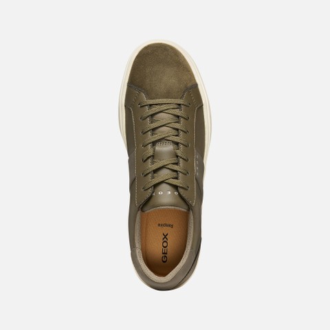Sneakers con lacci BALTMOORE UOMO Verde militare - image number 5 | GEOX