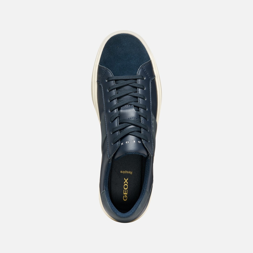 Lace-up sneakers BALTMOORE MAN Dark Navy - image number 5 | GEOX