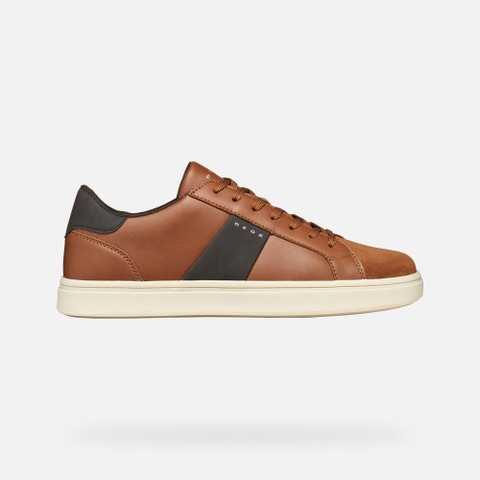 Sneakers mit Schn&uuml;rsenkeln BALTMOORE HERR Cognac - image number 2 | GEOX