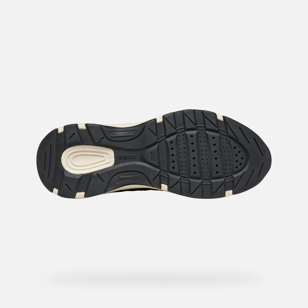 Sneakers imperm&eacute;ables SENALES ABX HOMME Marron/Noir - image number 7 | GEOX