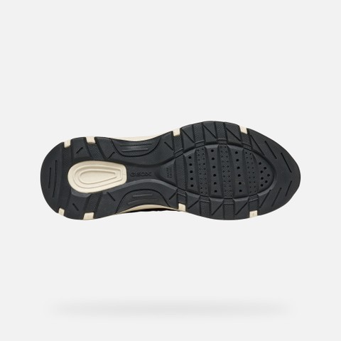 Sneakers imperm&eacute;ables SENALES ABX HOMME Marron/Noir - image number 7 | GEOX