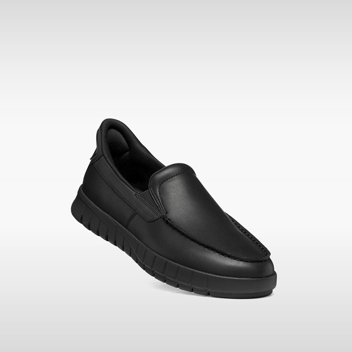 Leather loafers FLEXTRIDE PLUS MAN Black | GEOX