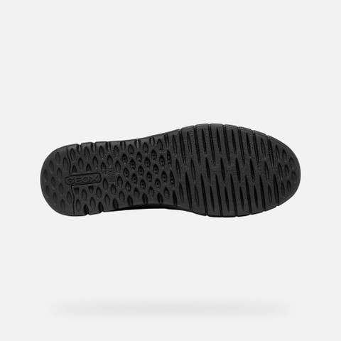 Leather loafers FLEXTRIDE PLUS MAN Black - image number 6 | GEOX