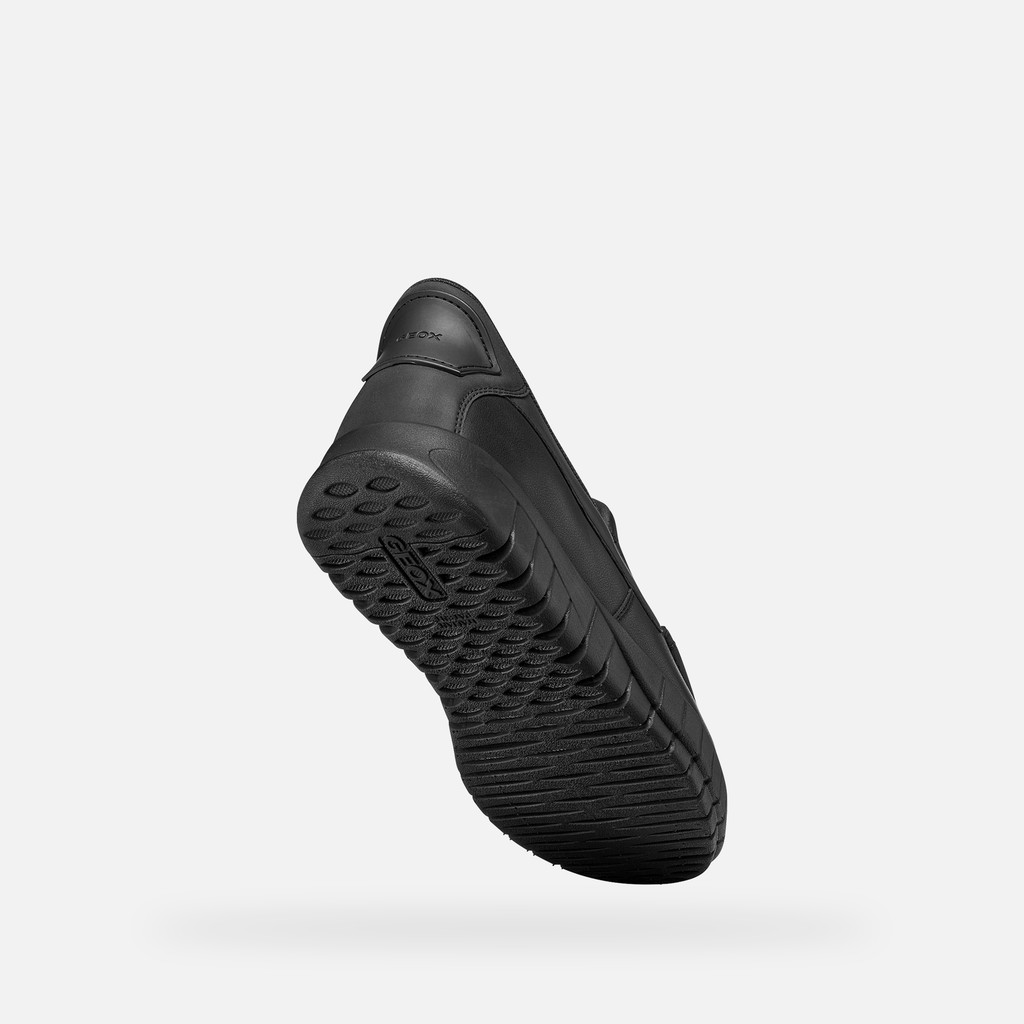 Leather loafers FLEXTRIDE PLUS MAN Black - image number 7 | GEOX