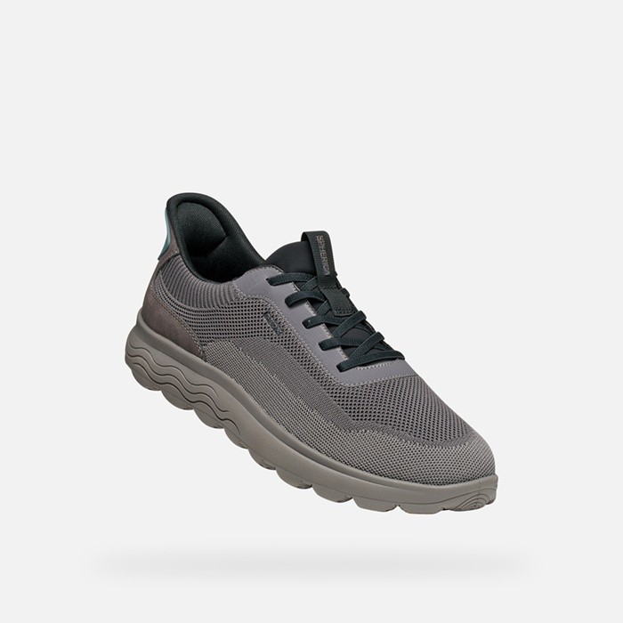 Slip in sneakers SPHERICA PLUS MAN Graphite/Stone | GEOX