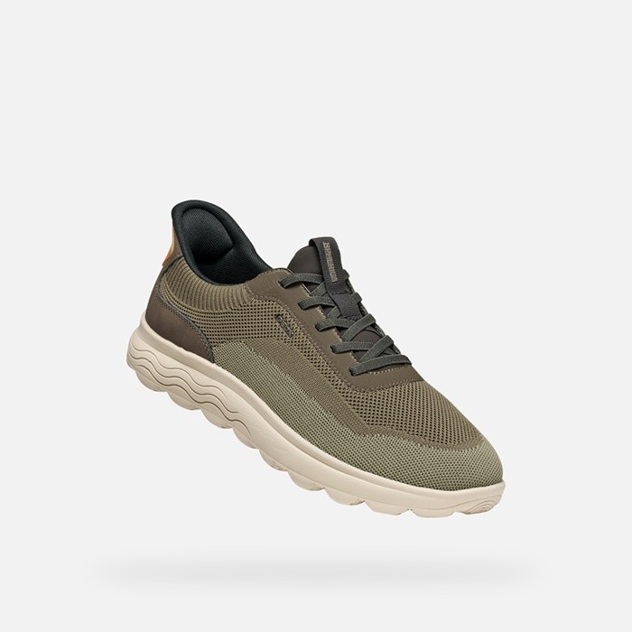 Slip in sneakers SPHERICA PLUS MAN Military/Sage | GEOX