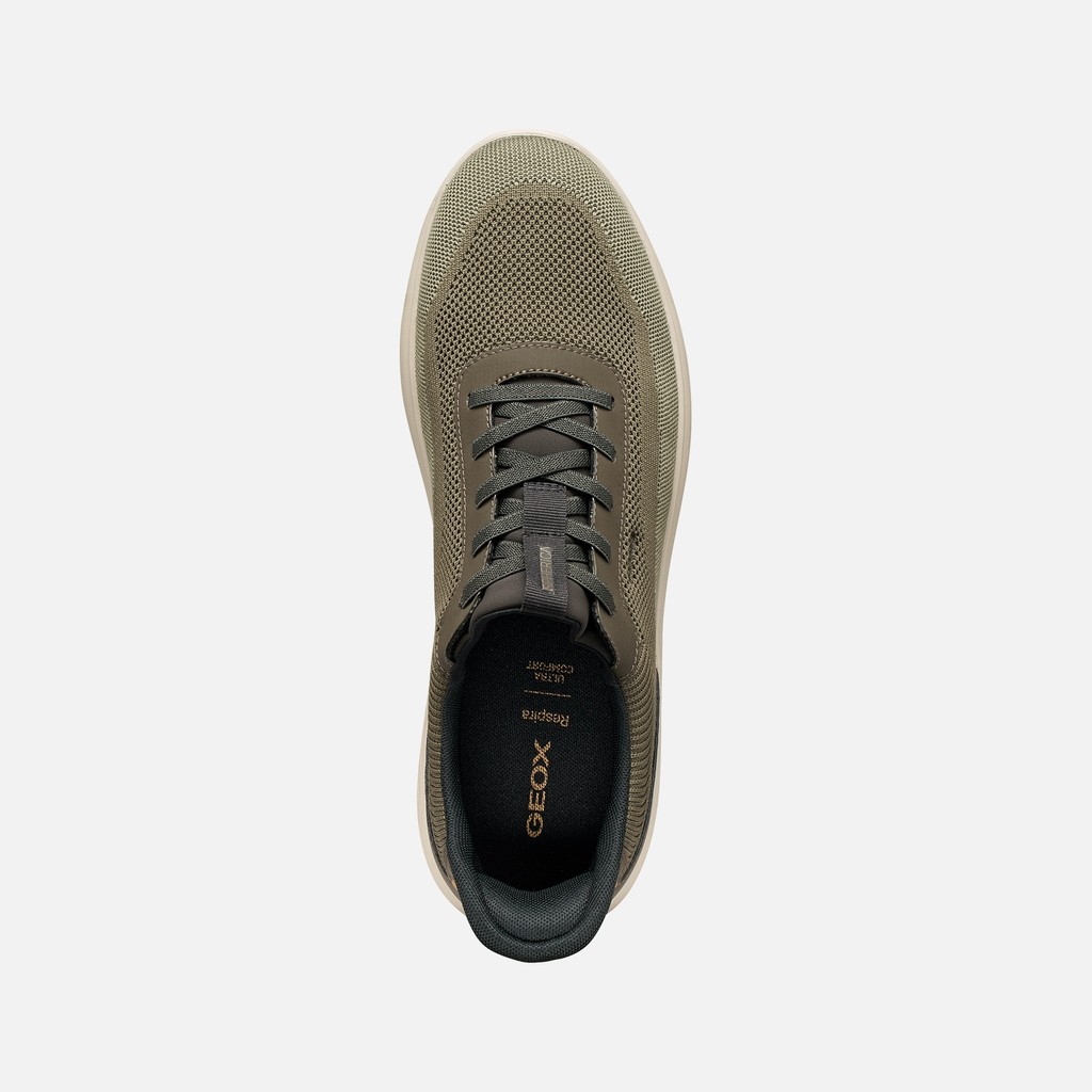 Slip in sneakers SPHERICA PLUS MAN Military/Sage - image number 5 | GEOX