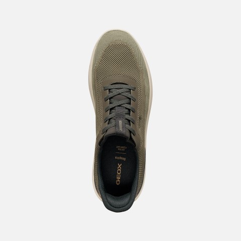Slip in sneakers SPHERICA PLUS MAN Military/Sage - image number 5 | GEOX