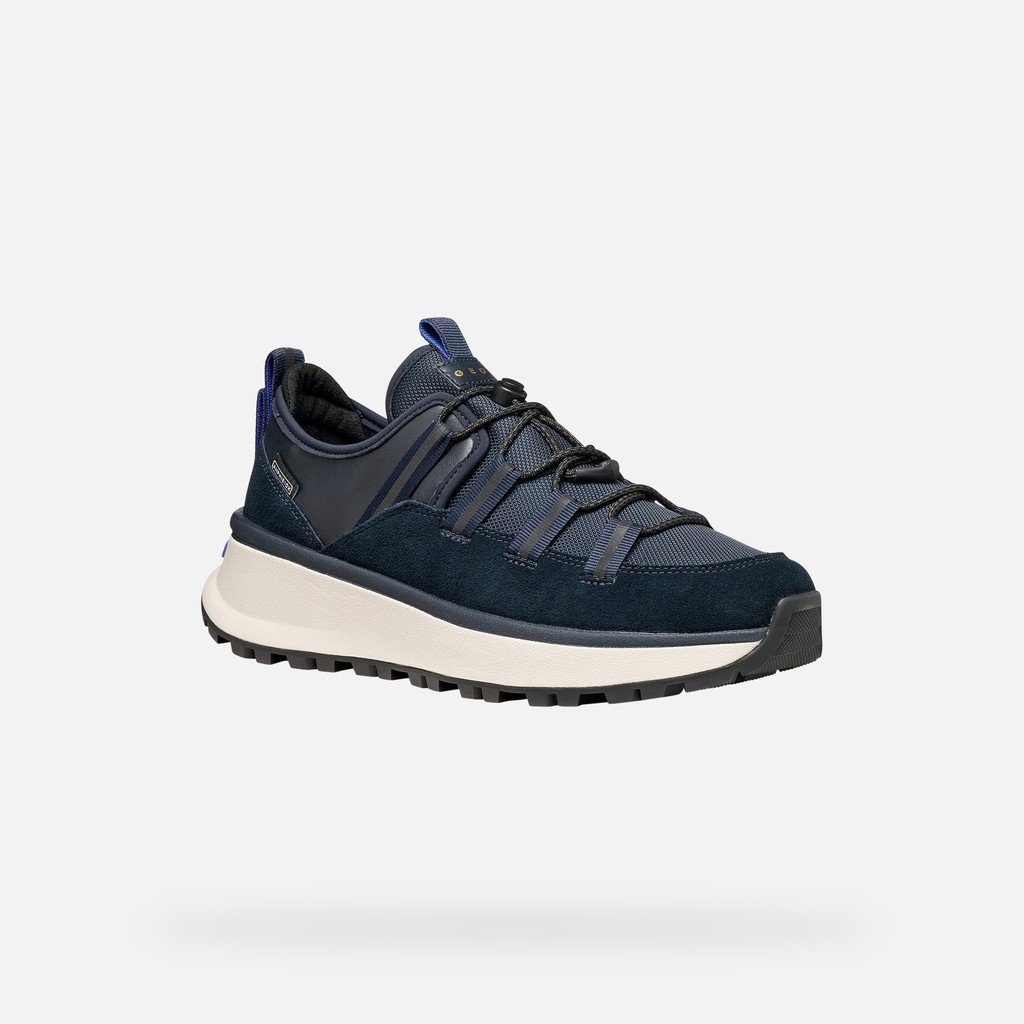 Waterproof breathable sneakers GXRN-03 ABX MAN Navy - image number 3 | GEOX