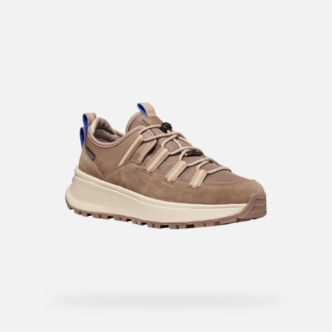 Waterproof breathable sneakers GXRN-03 ABX MAN Taupe - image number 3 | GEOX