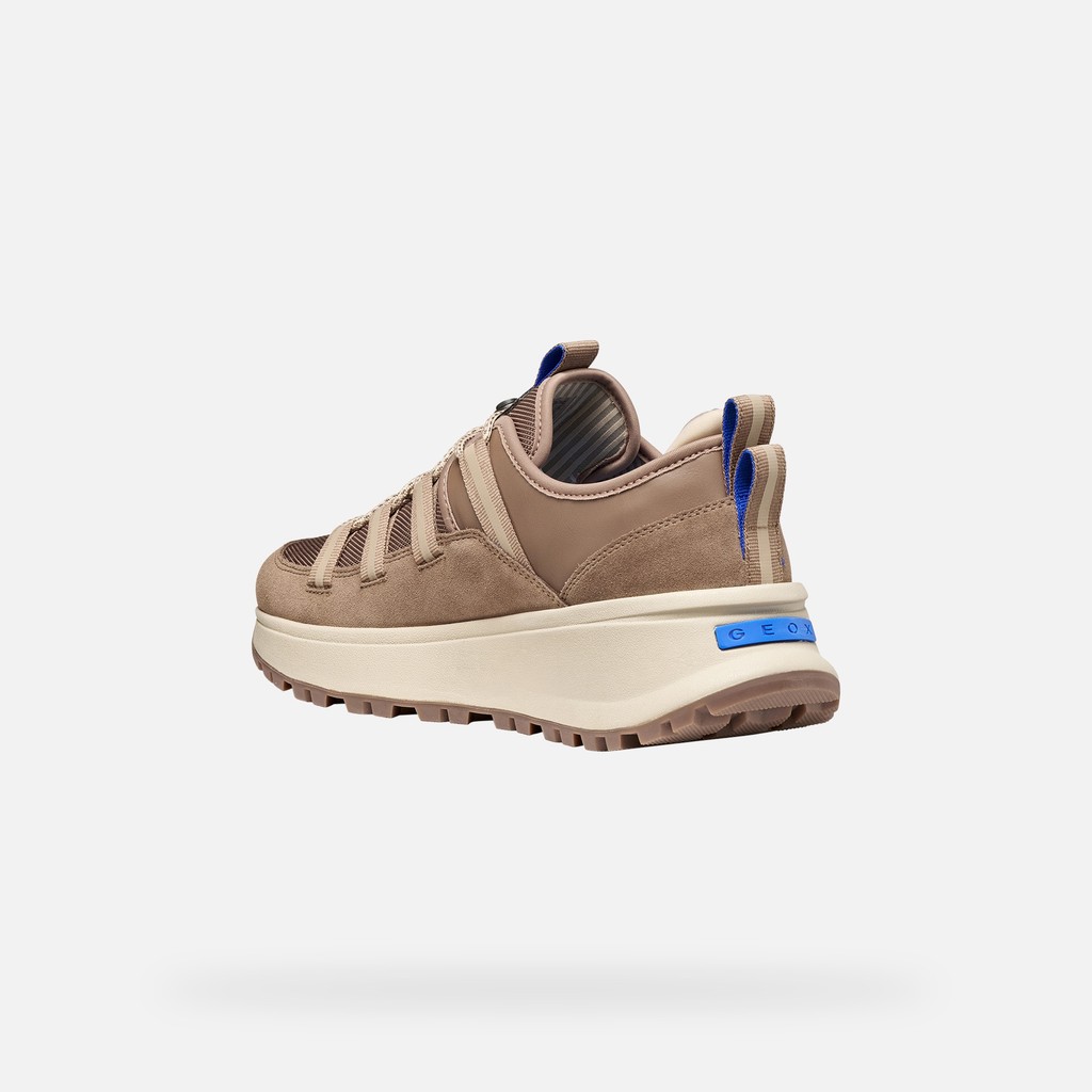Waterproof breathable sneakers GXRN-03 ABX MAN Taupe - image number 4 | GEOX
