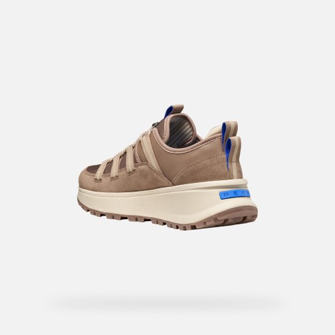 Waterproof breathable sneakers GXRN-03 ABX MAN Taupe - image number 4 | GEOX