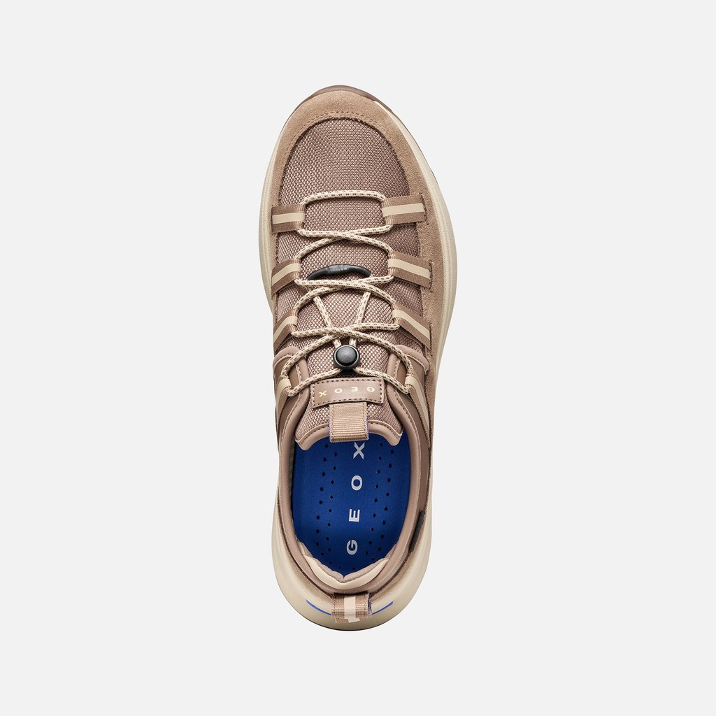 Waterproof breathable sneakers GXRN-03 ABX MAN Taupe - image number 6 | GEOX