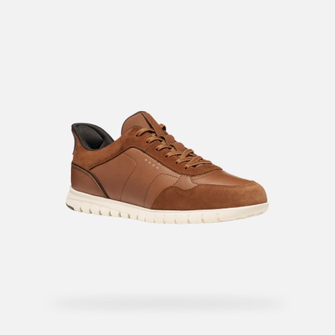 Slip in sneakers FLEXTRIDEZERO PLUS MAN Cognac - image number 2 | GEOX