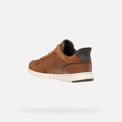 Slip in sneakers FLEXTRIDEZERO PLUS MAN Cognac - image number 3 | GEOX