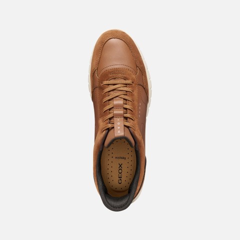 Slip in sneakers FLEXTRIDEZERO PLUS MAN Cognac - image number 5 | GEOX