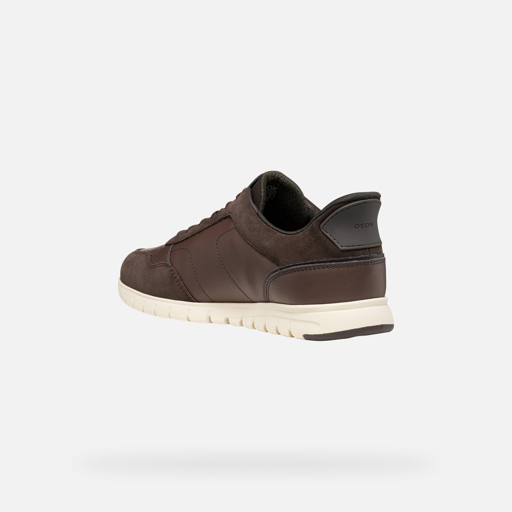 Slip in sneakers FLEXTRIDEZERO PLUS MAN Chocolate - image number 3 | GEOX
