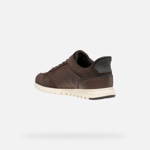 Slip in sneakers FLEXTRIDEZERO PLUS MAN Chocolate - image number 3 | GEOX