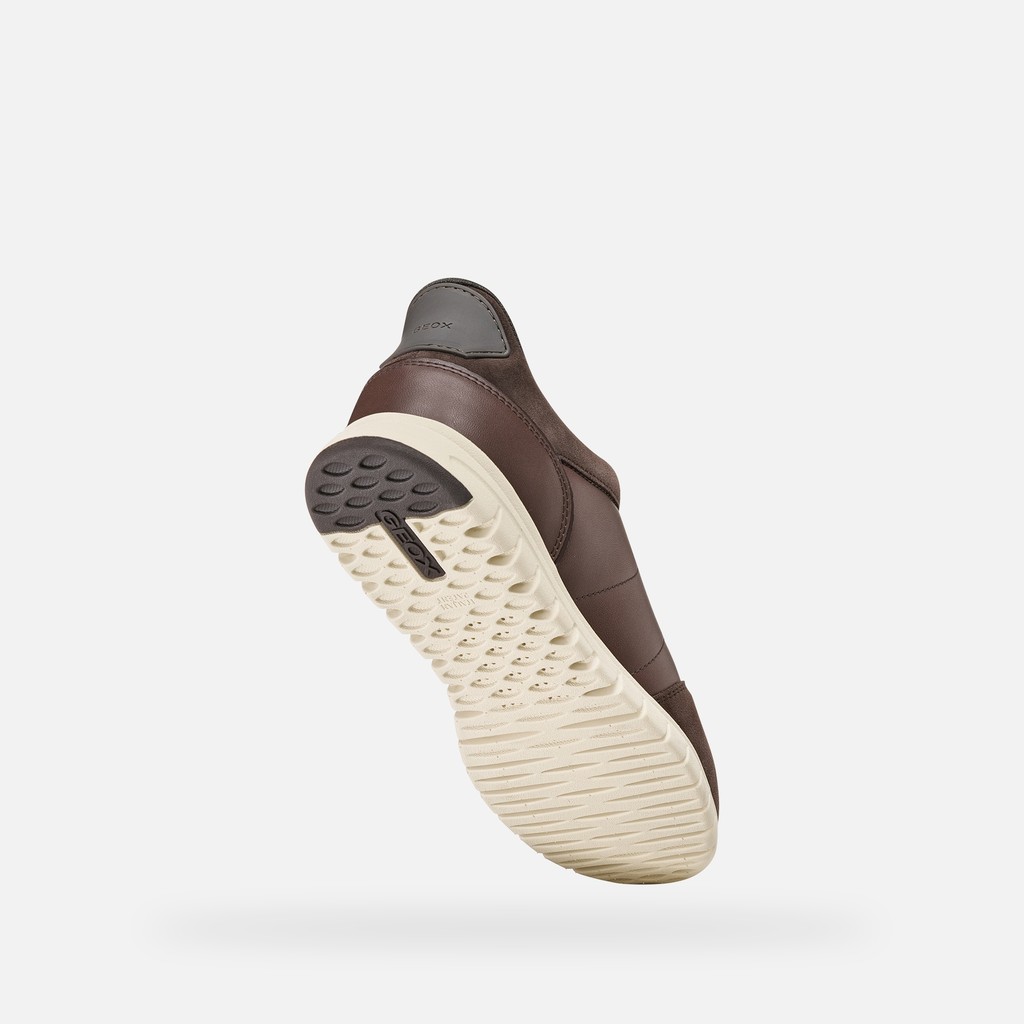 Slip in sneakers FLEXTRIDEZERO PLUS MAN Chocolate - image number 7 | GEOX