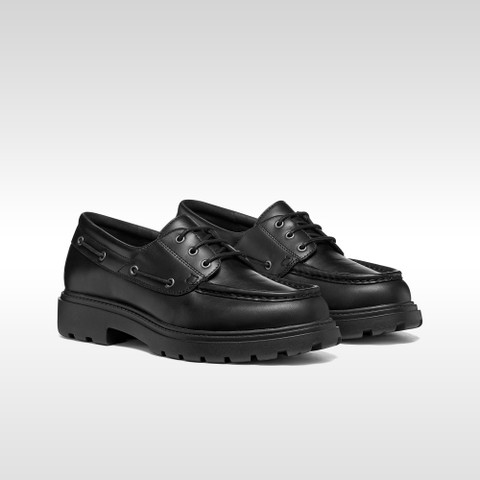 Leather loafers SPHERICA EC7 B MAN Black - image number 7 | GEOX