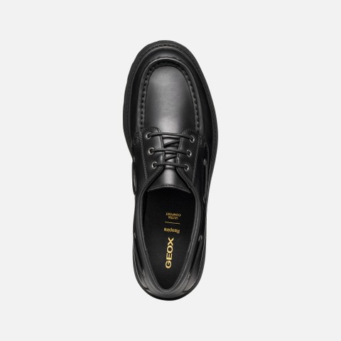 Leather loafers SPHERICA EC7 B MAN Black - image number 5 | GEOX