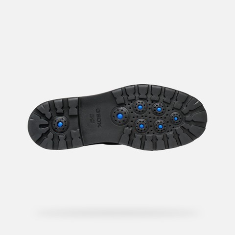 Leather loafers SPHERICA EC7 B MAN Black - image number 6 | GEOX