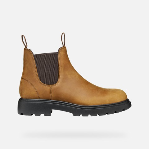 Chelsea boots SPHERICA EC7 B HERR Ocker/Braun - image number 1 | GEOX