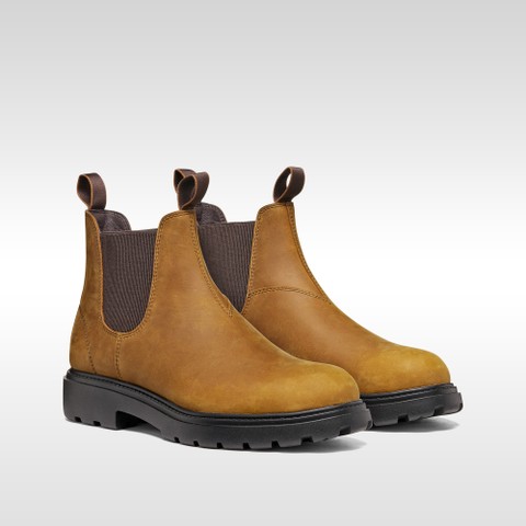 Chelsea boots SPHERICA EC7 B HERR Ocker/Braun - image number 7 | GEOX
