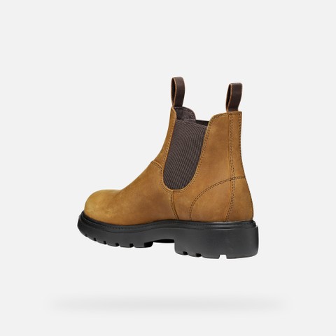 Chelsea boots SPHERICA EC7 B HERR Ocker/Braun - image number 3 | GEOX