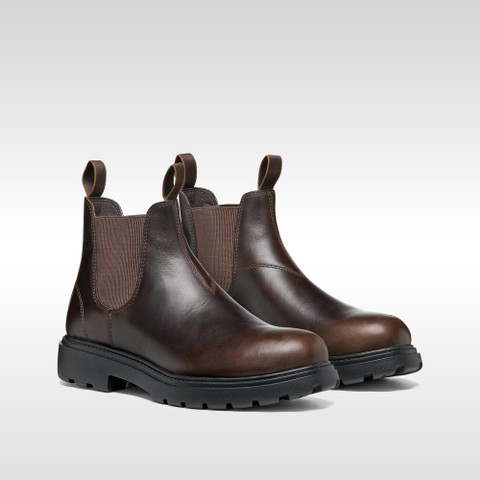 Chelsea boots SPHERICA EC7 B MAN Dark Brown - image number 7 | GEOX