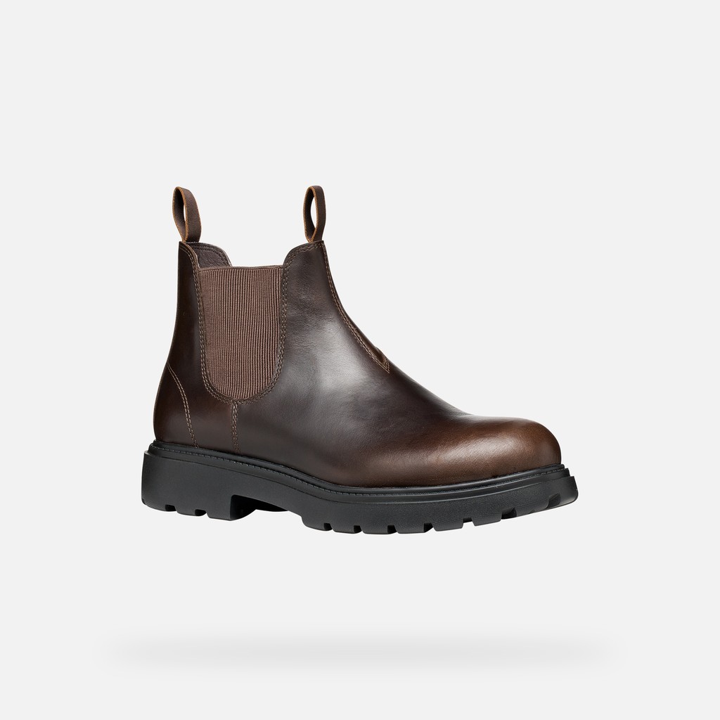Chelsea boots SPHERICA EC7 B MAN Dark Brown - image number 2 | GEOX