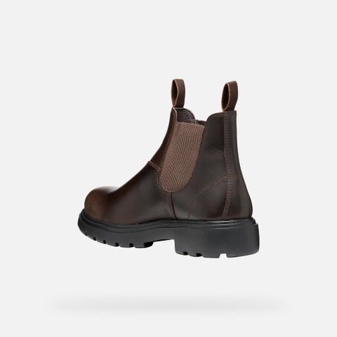 Chelsea boots SPHERICA EC7 B MAN Dark Brown - image number 3 | GEOX