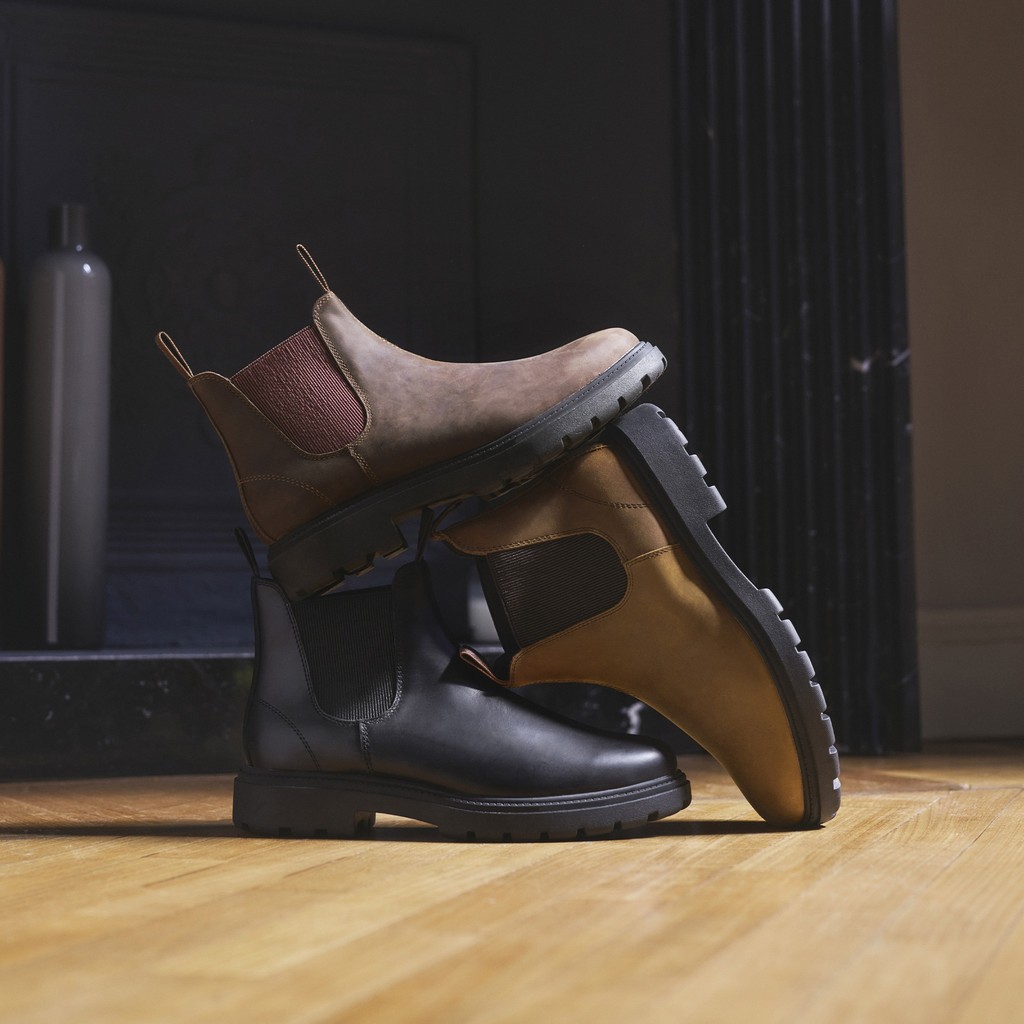 Chelsea boots SPHERICA EC7 B MAN Dark Brown - image number 9 | GEOX