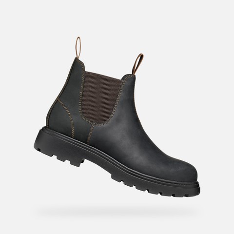 Chelsea boots SPHERICA EC7 B MAN Black/Chocolate | GEOX
