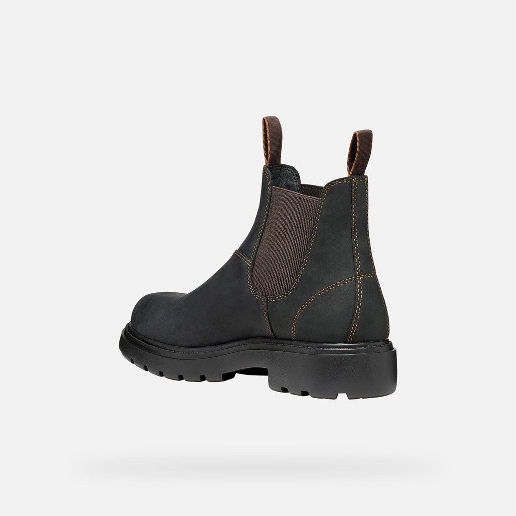 Chelsea boots SPHERICA EC7 B MAN Black/Chocolate - image number 3 | GEOX